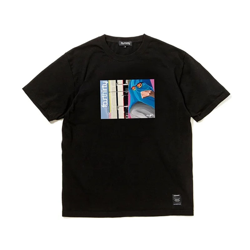 430(フォーサーティー)/ SF SEND TO LOCAL SPOT SS TEE -3.COLOR-(BLACK)