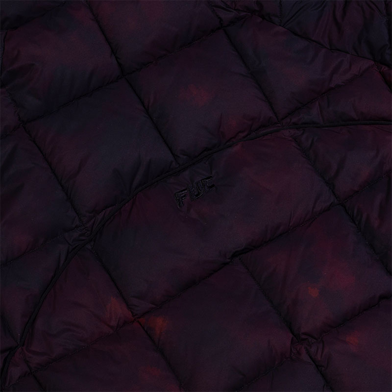 FUC(Fack Up Clothes)/ FUC RUST BLOCKED PUFFER -WINE-