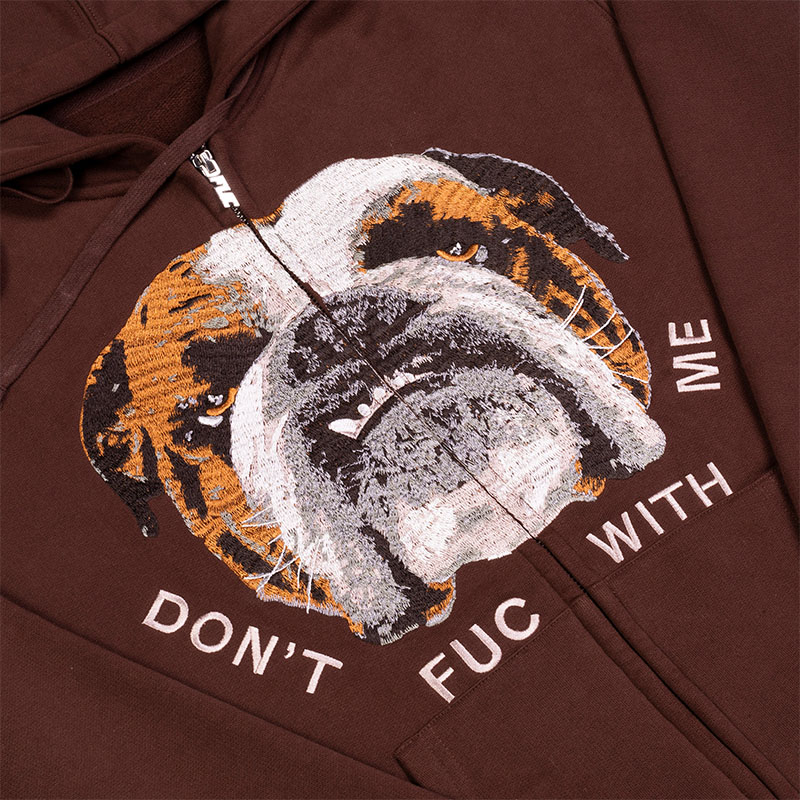 FUC(Fack Up Clothes)/ DFWM ZIP-UP -BROWN-