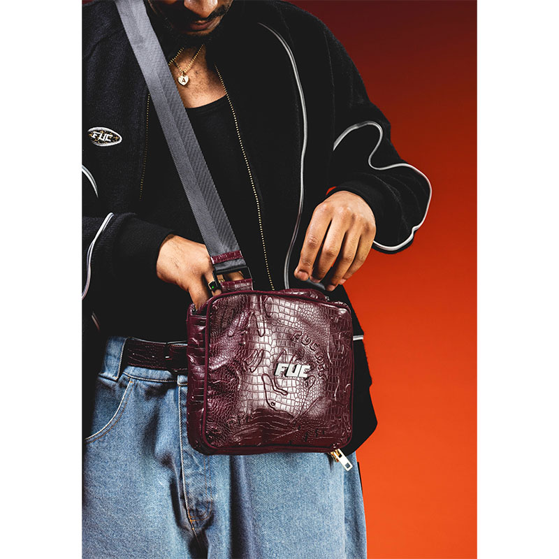 FUC(Fack Up Clothes)/ FO SHOULDER BAG -WINE-