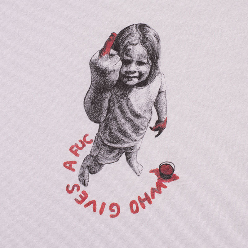 FUC(Fack Up Clothes)/ WGAF TEE -GREY-