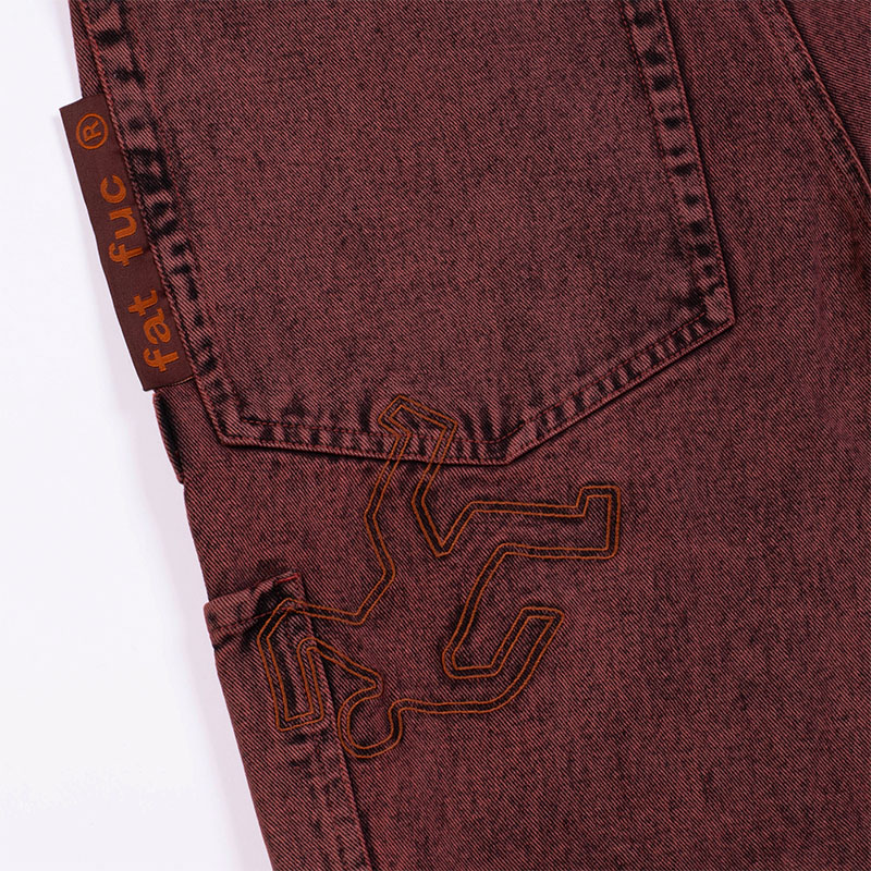 FUC(Fack Up Clothes)/ FF WORK JORTS -RED-
