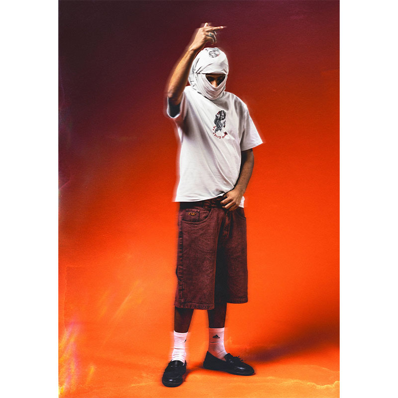 FUC(Fack Up Clothes)/ FF WORK JORTS -RED-