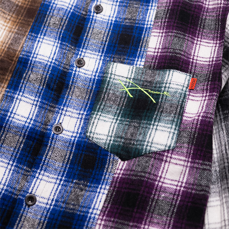 Hoddle Skateboards（ホドル）/ SPECTRUM FLANNEL SHIRT -MULTI-