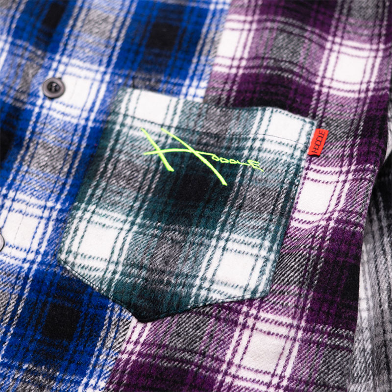 Hoddle Skateboards（ホドル）/ SPECTRUM FLANNEL SHIRT -MULTI-
