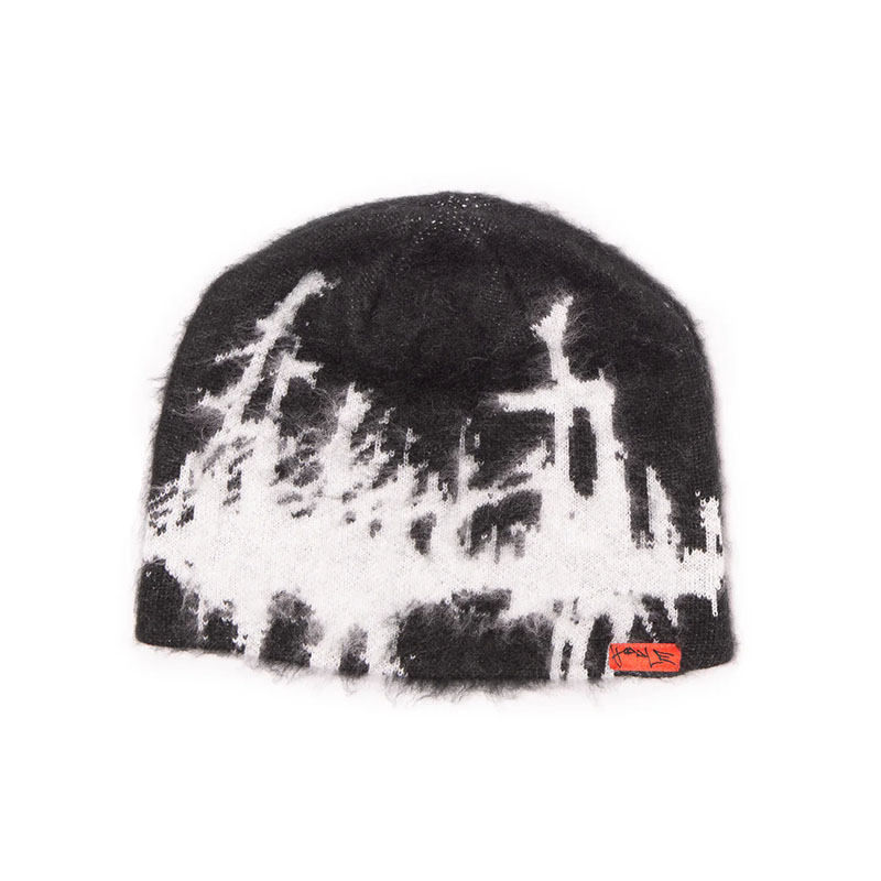 Hoddle Skateboards（ホドル）/ MOHAIR FRACTURE BEANIE -2.COLOR-(BLACK)