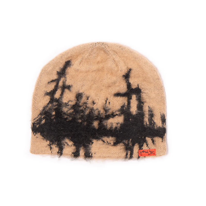 Hoddle Skateboards（ホドル）/ MOHAIR FRACTURE BEANIE -2.COLOR-(TAN)