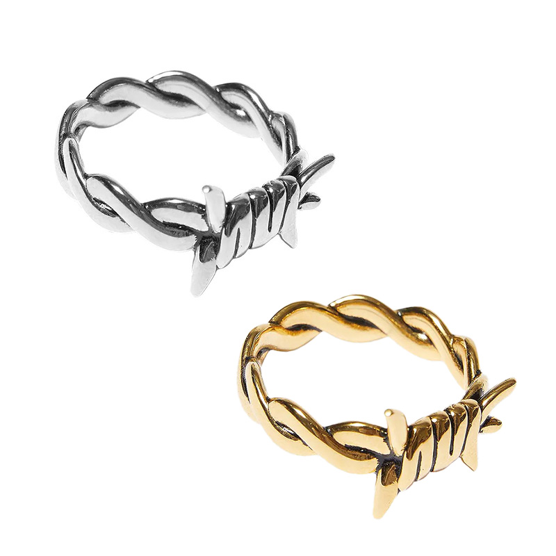 HUF(ハフ)/ BARBED WIRE RING -2.COLOR-