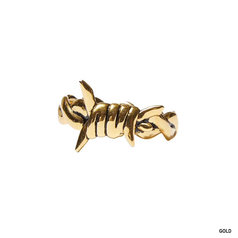 HUF(ハフ)/ BARBED WIRE RING -2.COLOR-