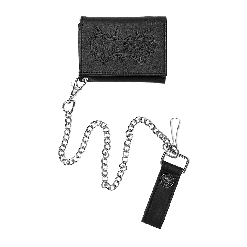 HUF(ハフ)/ HUF 2002 CHAIN WALLET-BLACK-