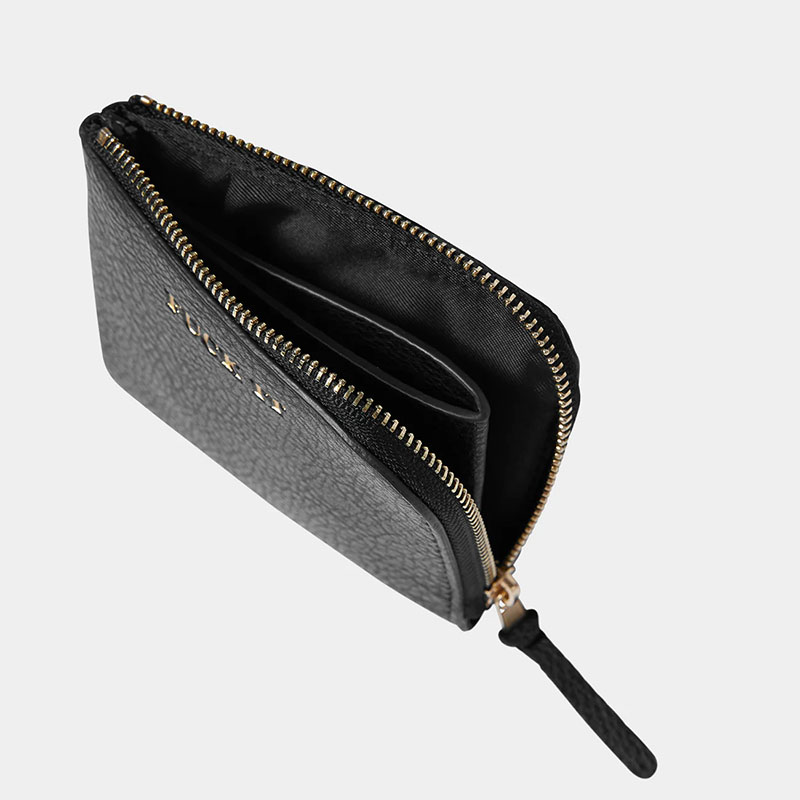 HUF(ハフ)/ FUCK IT ZIP WALLET -BLACK-