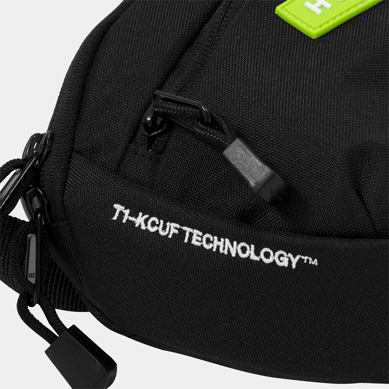 HUF(ハフ)/ BUNKER SHOULDER BAG -BLACK-