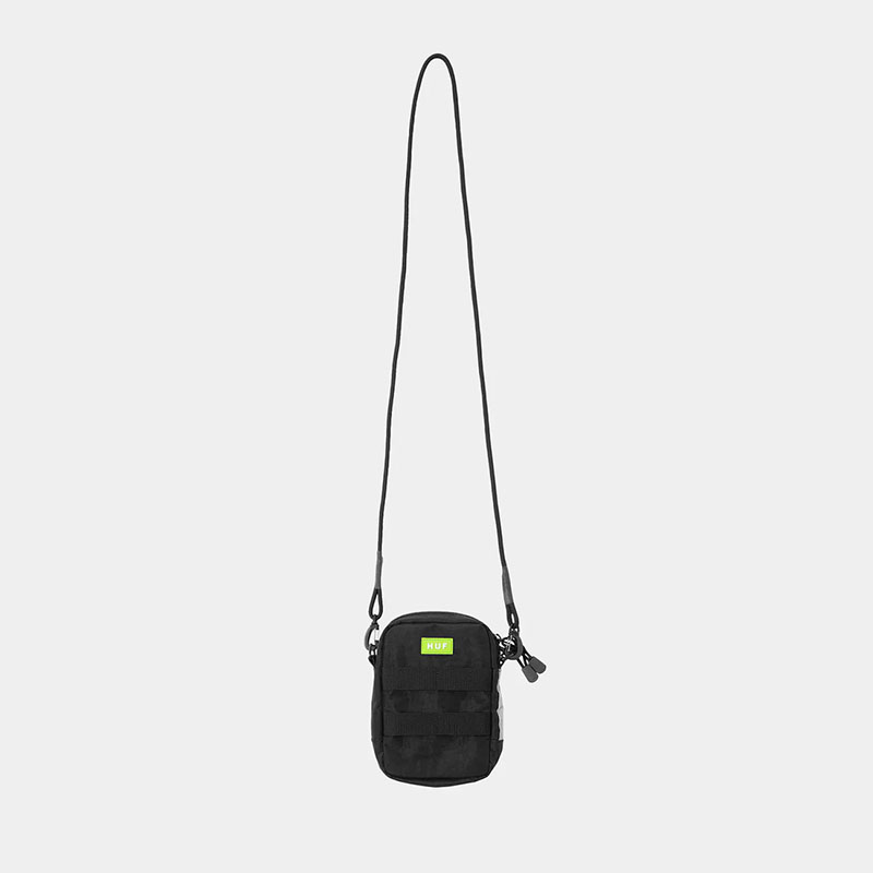 HUF(ハフ)/ EMBARCADERO POUCH -BLACK-