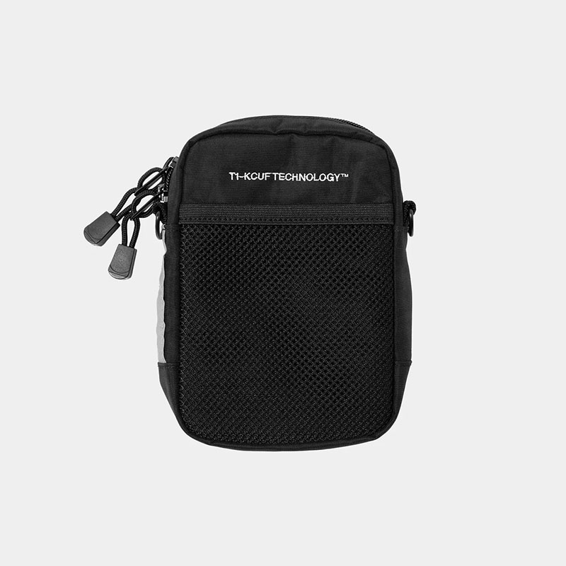 HUF(ハフ)/ EMBARCADERO POUCH -BLACK-