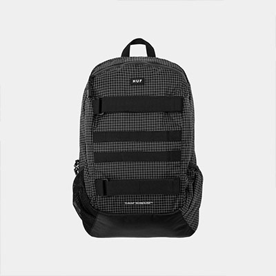 HUF(ハフ)/ GRID MISSION BACKPACK -BLACK-