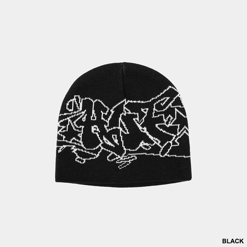 HUF(ハフ)/OUTLINES SKULL BEANIE -2.COLOR-