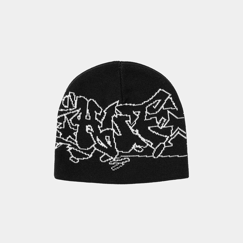 HUF(ハフ)/OUTLINES SKULL BEANIE -2.COLOR-