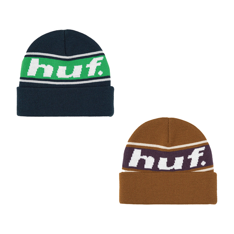 HUF(ハフ)/ CONTINUAL CUFF BEANIE -2.COLOR-