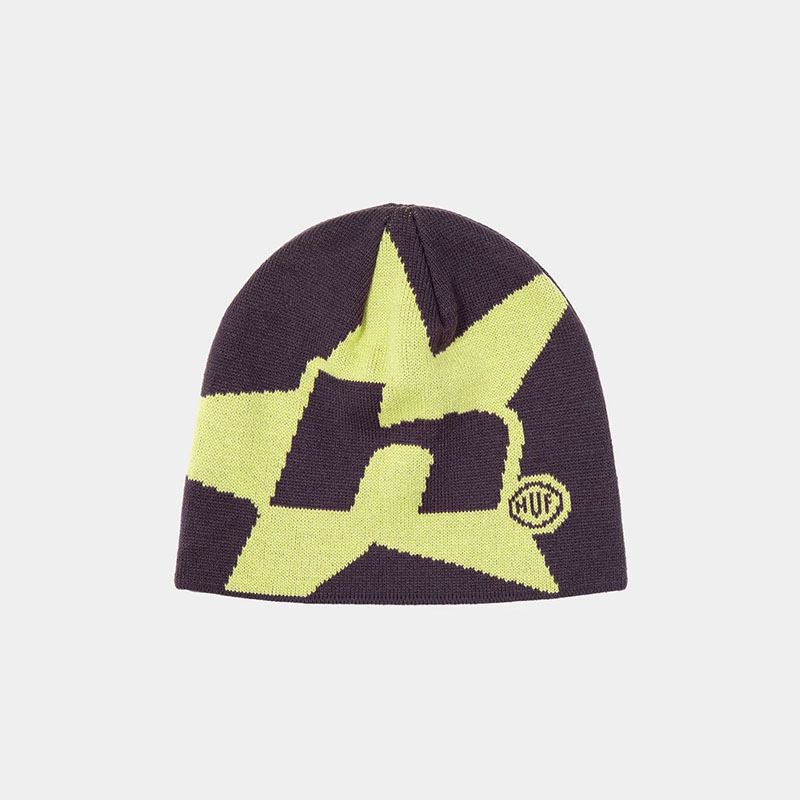 HUF(ハフ)/ H STAR SKULL BEANIE -2.COLOR-