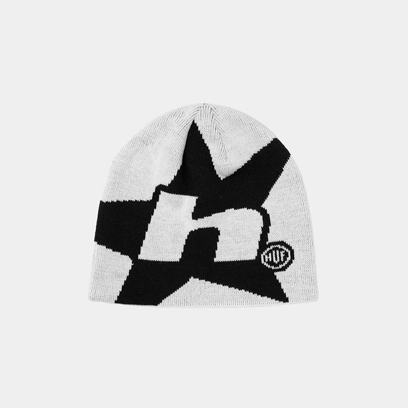 HUF(ハフ)/ H STAR SKULL BEANIE -2.COLOR-