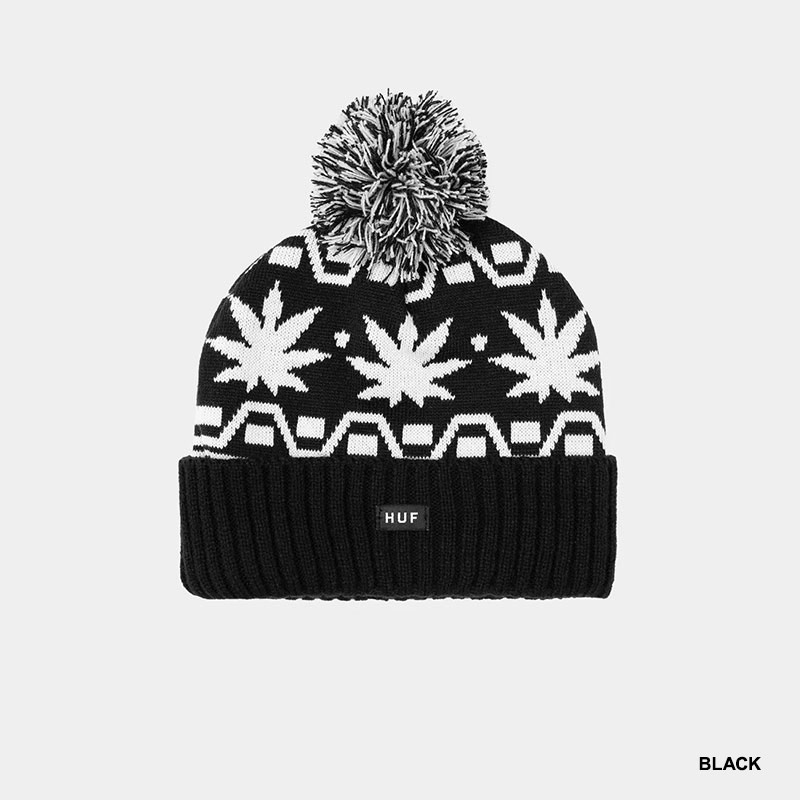 HUF(ハフ)/ APRES CUFF POM BEANIE -2.COLOR-