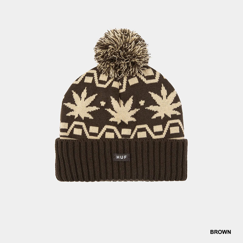 HUF(ハフ)/ APRES CUFF POM BEANIE -2.COLOR-