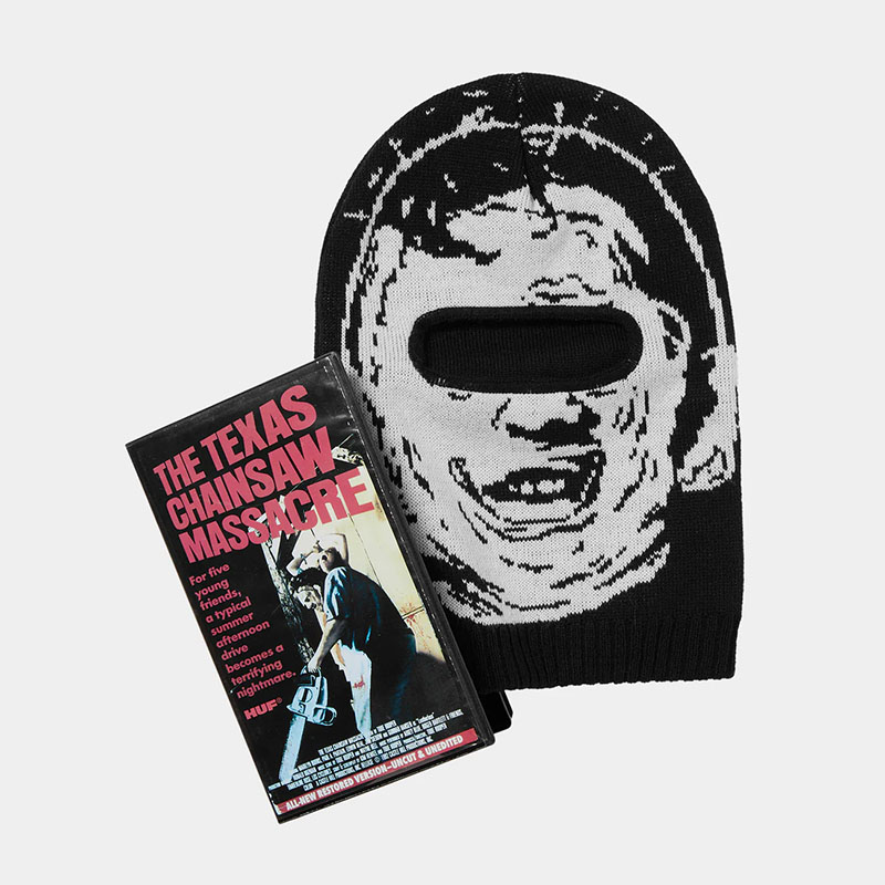 HUF(ハフ)/ LEATHERFACE BALACLAVA -BLACK-