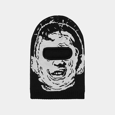 HUF(ハフ)/ LEATHERFACE BALACLAVA -BLACK-