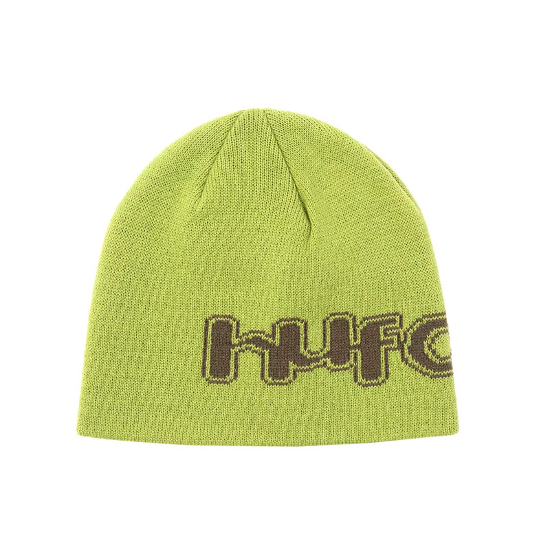 HUF(ハフ)/ HUF CO JACQUARD BEANIE -2.COLOR-(LIME)