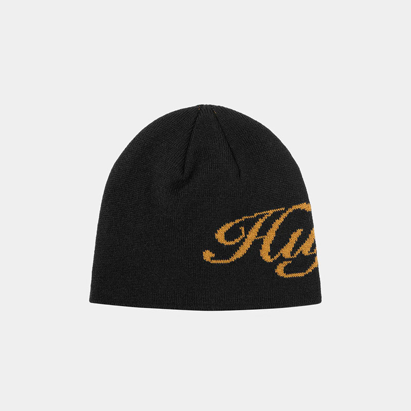 HUF(ハフ)/ THE CROWN BEANIE -BLACK-