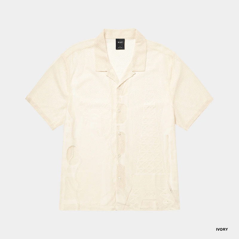 HUF(ハフ)/ WORLD TOUR SS LACE SHIRT -2.COLOR-