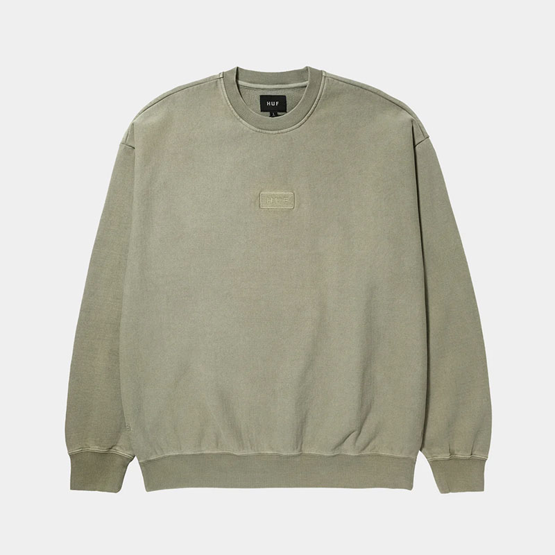 HUF(ハフ)/ MASON CREWNECK FLEECE -2.COLOR-(OLIVE)