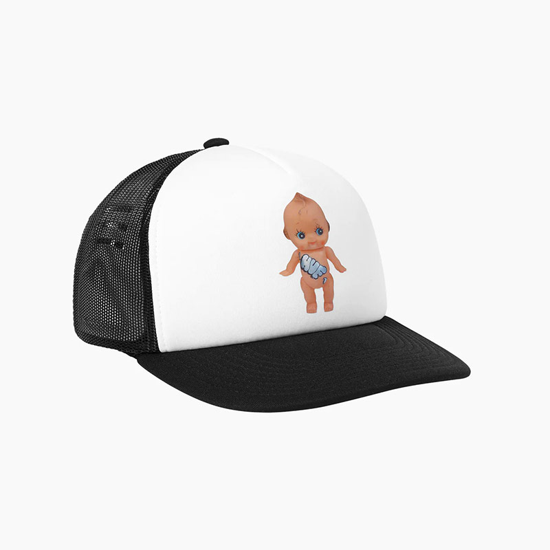 HUF(ハフ)/ RIZZO TRUCKER HAT -BLACK-