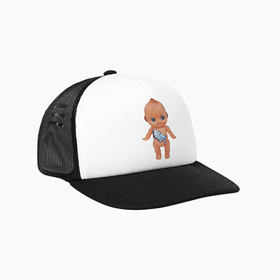 HUF(ハフ)/ RIZZO TRUCKER HAT -BLACK-