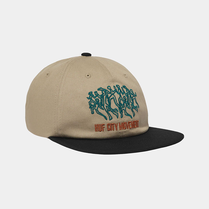 HUF(ハフ)/ MOVEMENT 6 PANEL SNAPBACK -2.COLOR-