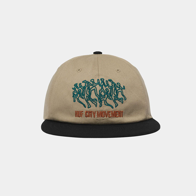 HUF(ハフ)/ MOVEMENT 6 PANEL SNAPBACK -2.COLOR-