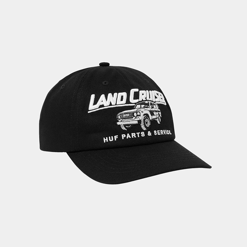 HUF(ハフ)/ HUF X LAND CRUISER PARTS & SERVICE SNAPBACK -BLACK-