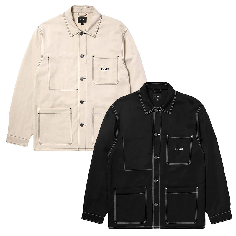 HUF(ハフ)/ CONTRAST NYLON CHORE JACKET -2.COLOR-