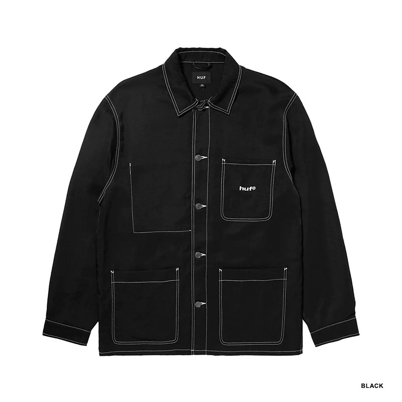 HUF(ハフ)/ CONTRAST NYLON CHORE JACKET -2.COLOR-