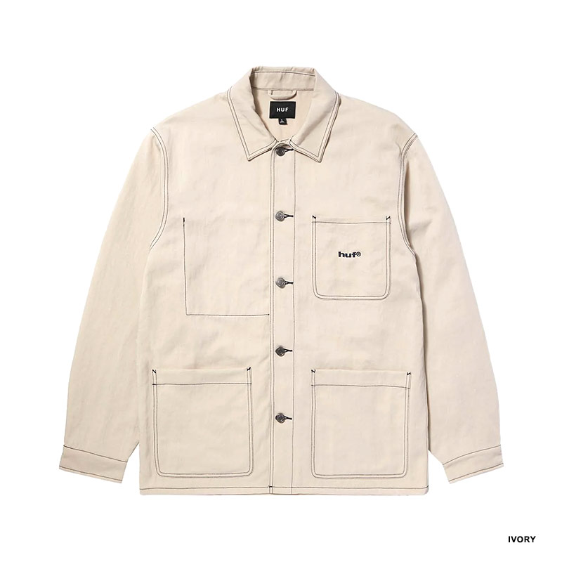 HUF(ハフ)/ CONTRAST NYLON CHORE JACKET -2.COLOR-