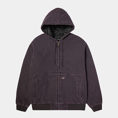 HUF(ハフ)/ BOULDER WORK JACKET -PURPLE-