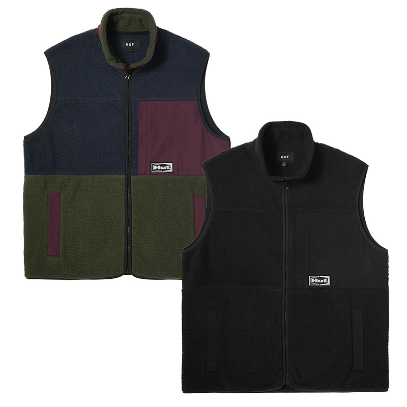 HUF(ハフ)/ SONOMA HIGH PILE VEST -2.COLOR-