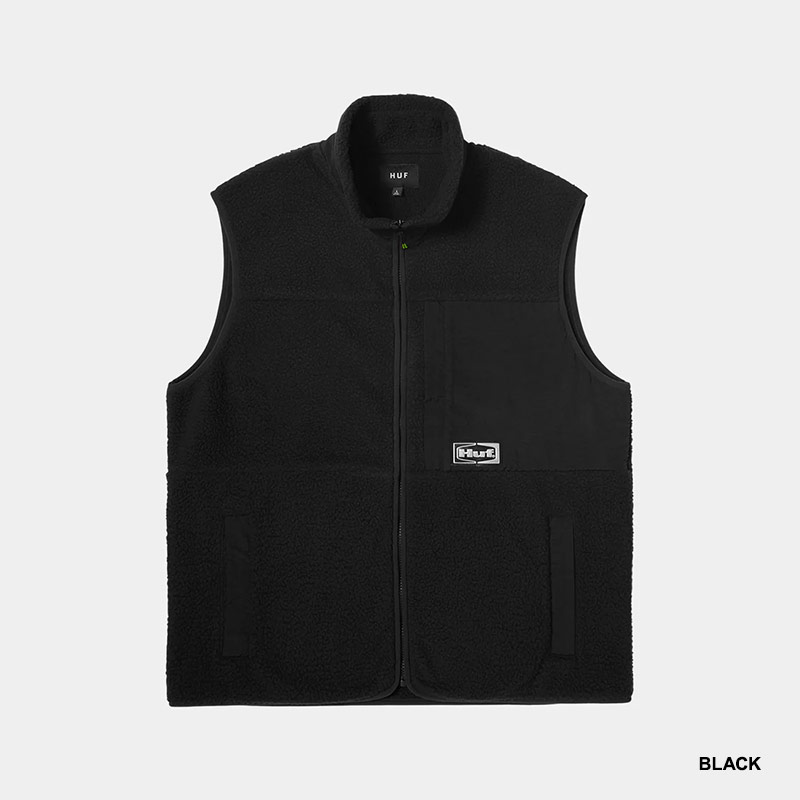 HUF(ハフ)/ SONOMA HIGH PILE VEST -2.COLOR-