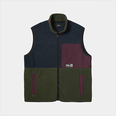 HUF(ハフ)/ SONOMA HIGH PILE VEST -2.COLOR-