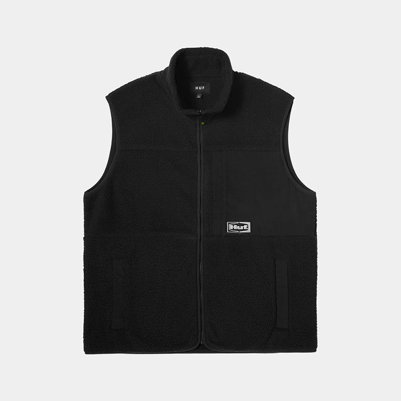 HUF(ハフ)/ SONOMA HIGH PILE VEST -2.COLOR-(BLACK)