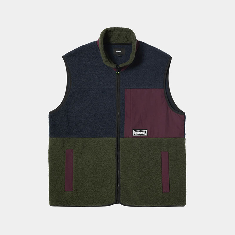 HUF(ハフ)/ SONOMA HIGH PILE VEST -2.COLOR-(MULTI)