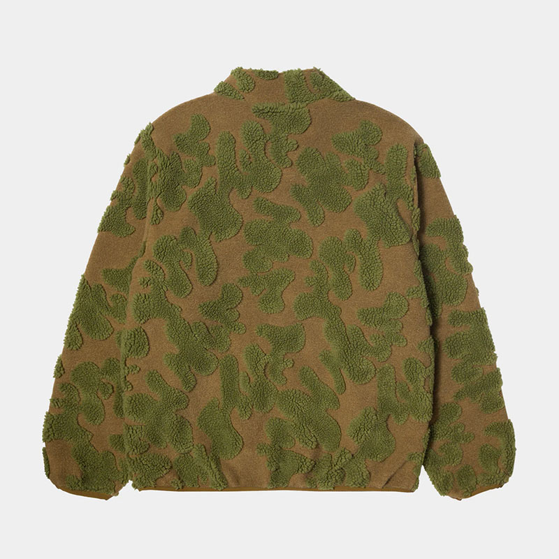 HUF(ハフ)/ ABSTRACT HIGH PILE JACQUARD -BEIGE-