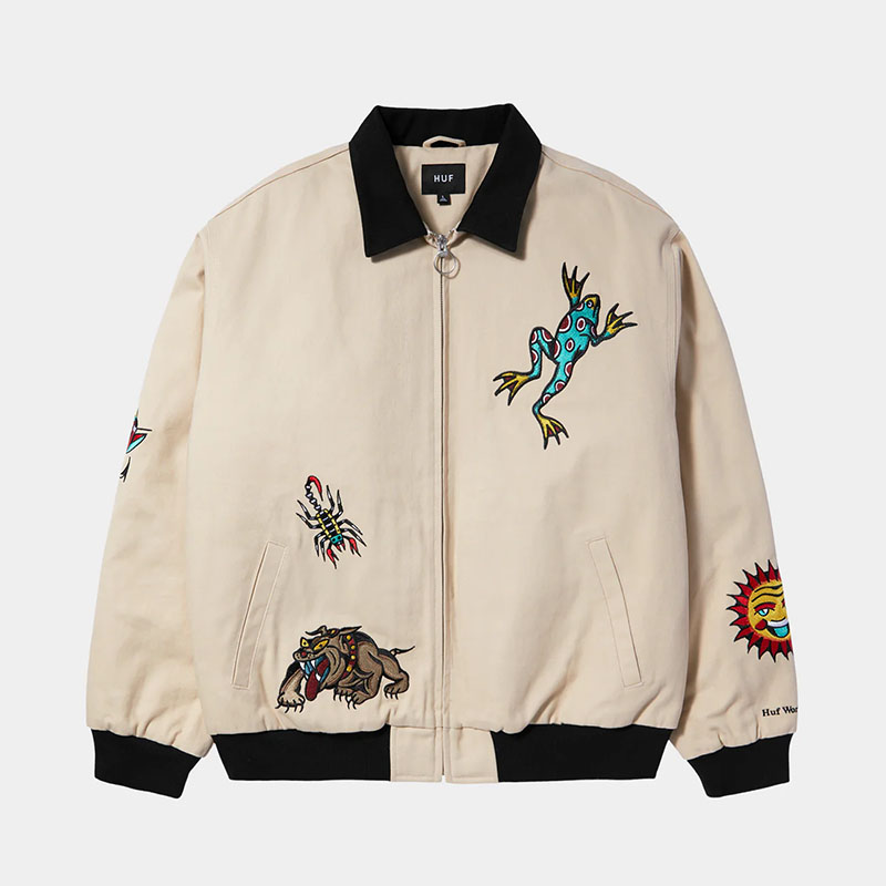 HUF(ハフ)/ BLEDSOE WORK JACKET -NATURAL-