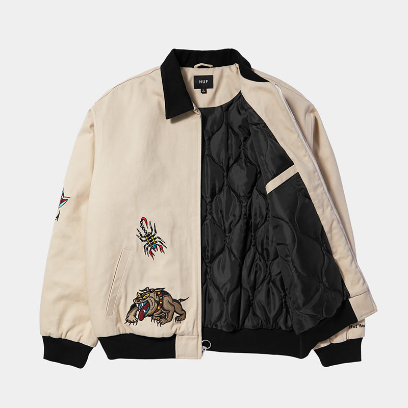 HUF(ハフ)/ BLEDSOE WORK JACKET -NATURAL-