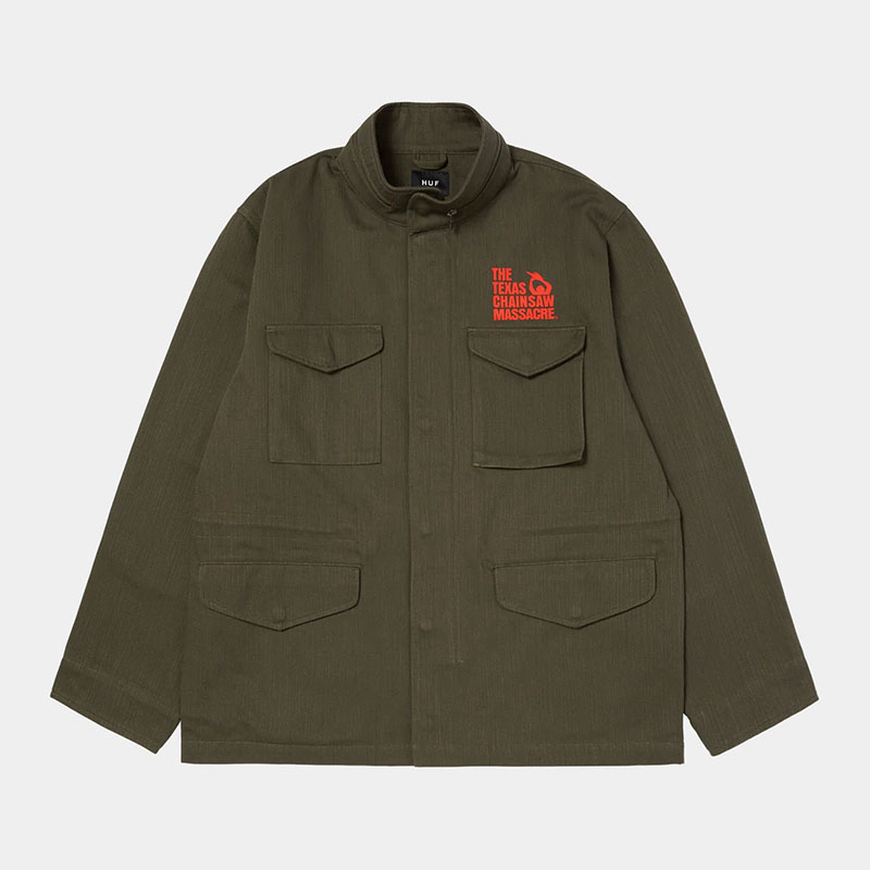 HUF(ハフ)/ TCM M64 MILITARY JACKET -GREEN-